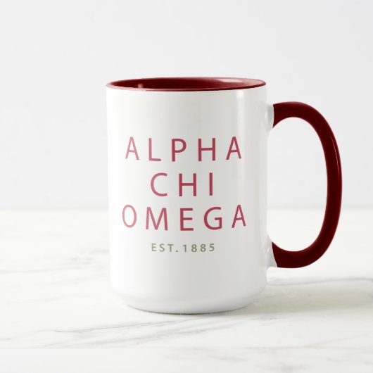 Mug Alpha est d'Omega | de Chi. 1885 (Droite)