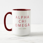 Mug Alpha est d'Omega | de Chi. 1885 (Gauche)