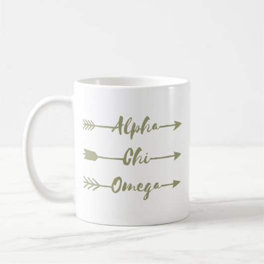Mug Alpha flèches d'Omega | de Chi (Gauche)