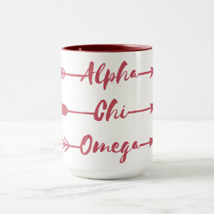 Mug Alpha flèches d'Omega   de Chi
