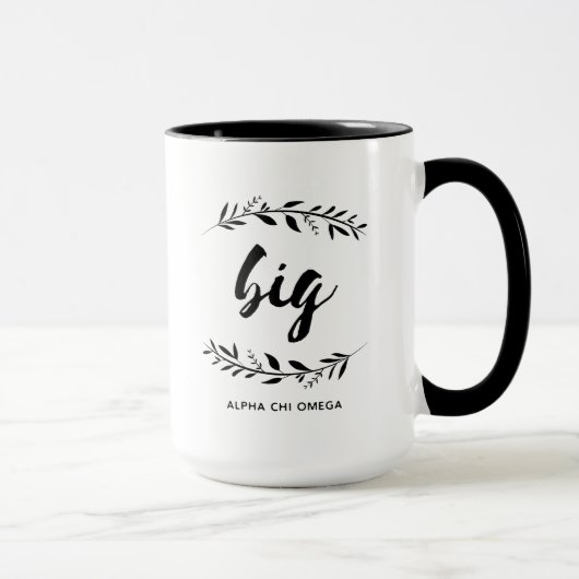 Mug Alpha guirlande d'Omega | de Chi grande (Droite)