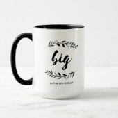 Mug Alpha guirlande d'Omega | de Chi grande (Gauche)