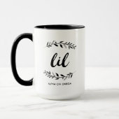 Mug Alpha guirlande d'Omega | Lil de Chi (Gauche)