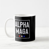 Mug Alpha Mega Trump 2024 Election Design  (Gauche)