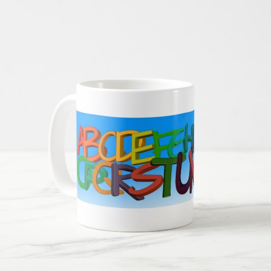 Mug Alphabet (Devant gauche)