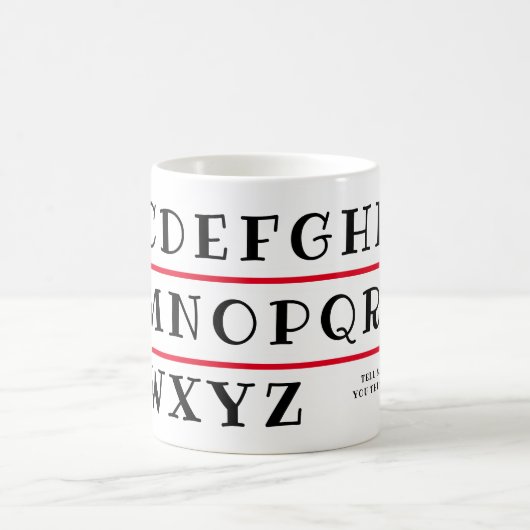 Mug Alphabet (Centre)