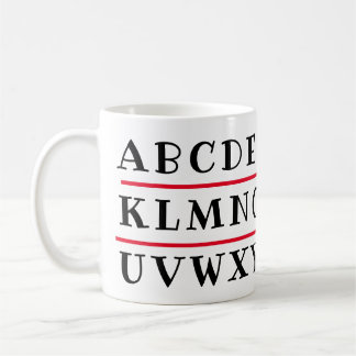 Mug Alphabet