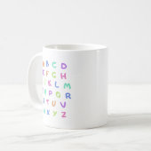 Mug alphabet anglais (Devant gauche)