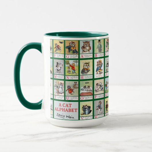 Mug Alphabet de chat, Louis Wain (Gauche)