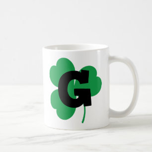 Mug Alphabet de la lettre G de St Patrick
