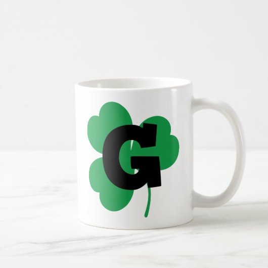 Mug Alphabet de la lettre G de St Patrick (Droite)