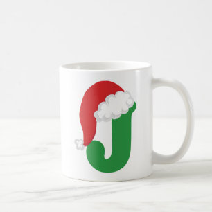 Mug Alphabet de la lettre J de Noël