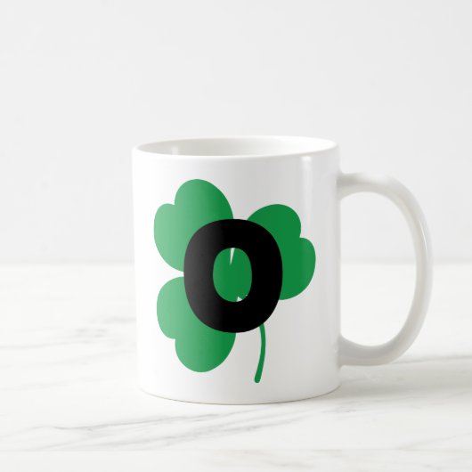 Mug Alphabet de la lettre O de St Patrick (Droite)