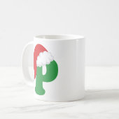 Mug Alphabet de la lettre P de Noël (Devant gauche)