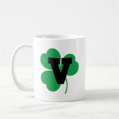 Mug Alphabet de la lettre V de St Patrick (Gauche)
