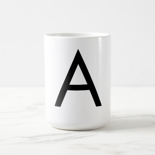 Mug Alphabet de police de Futura (Centre)