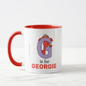 Mug Alphabet d'Elmo | G Violet (Gauche)