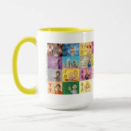 Mug Alphabet du doigt allemand (Gauche)