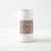 Mug Alphabet du XVIe siècle (Devant gauche)