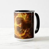 Mug alphabet : 'E' (Devant droit)