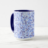 Mug alphabet grec (Devant gauche)