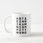 Mug Alphabet grec (Gauche)