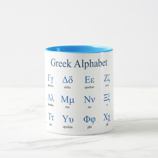 Mug Alphabet grec (Centre)