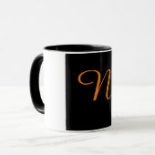 MUG ALPHABET INITIAL N MONOGRAM (Devant gauche)