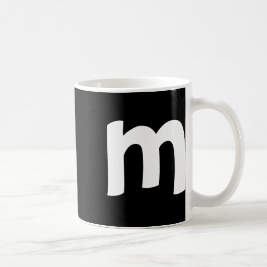 Mug Alphabet minuscule M Joyeux Noël (Droite)