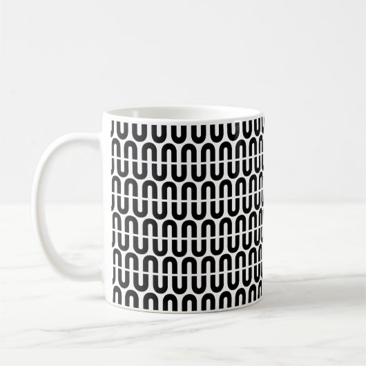 Mug Alphabet Motif U lettre en gras (Gauche)