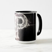 Mug alphabet : 'P' (Devant droit)