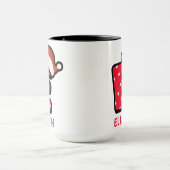 Mug Alphabet personnalisé 'E' Noël (Centre)