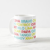 Mug Alphabet Phonétique (Devant gauche)