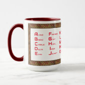 Mug Alphabet phonétique de l'OTAN (Gauche)