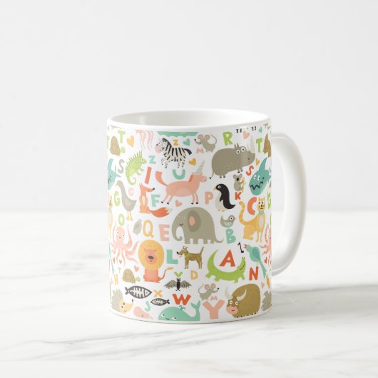Mug Alphabet pour enfants (Devant droit)