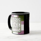 Mug Alphabet pour enfants, apprendre l'alphabet, ABC (Devant gauche)