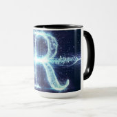 Mug alphabet : 'R' (Devant droit)