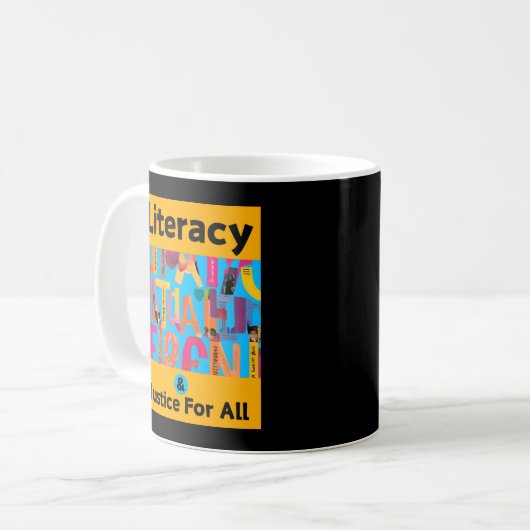 Mug Alphabétisation et justice pour tous (Devant gauche)