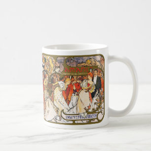 Mug Alphonse (Alfons) Mucha : Amants