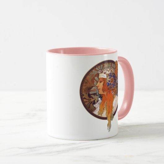 Mug Alphonse Mucha (Devant droit)