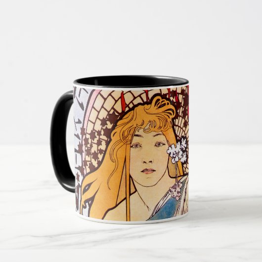 Mug Alphonse Mucha (Devant gauche)