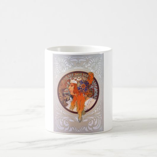 Mug Alphonse Mucha (Centre)