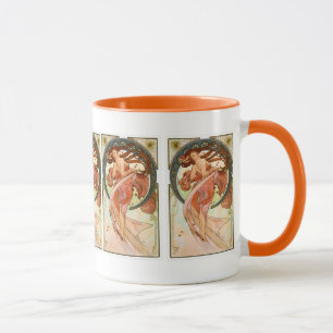 Mug Alphonse Mucha - art Girly de Nouveau - danse
