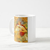 Mug Alphonse Mucha Art Nouveau Automne (Devant gauche)