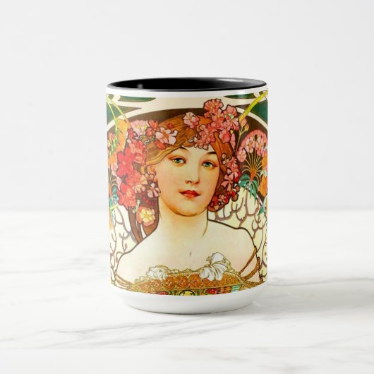Mug Alphonse Mucha Art Nouveau Daydream (Centre)