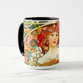 Mug Alphonse Mucha Art Nouveau Daydream (Devant gauche)