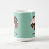 Mug Alphonse Mucha Art Nouveau Femme Avec Fleurs (Centre)