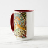 Mug Alphonse Mucha Art Nouveau Zodiac (Devant gauche)