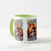 Mug Alphonse Mucha , Bières de la Meuse , 1897 (Devant gauche)