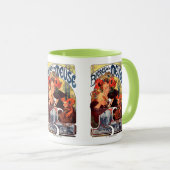 Mug Alphonse Mucha , Bières de la Meuse , 1897 (Devant droit)